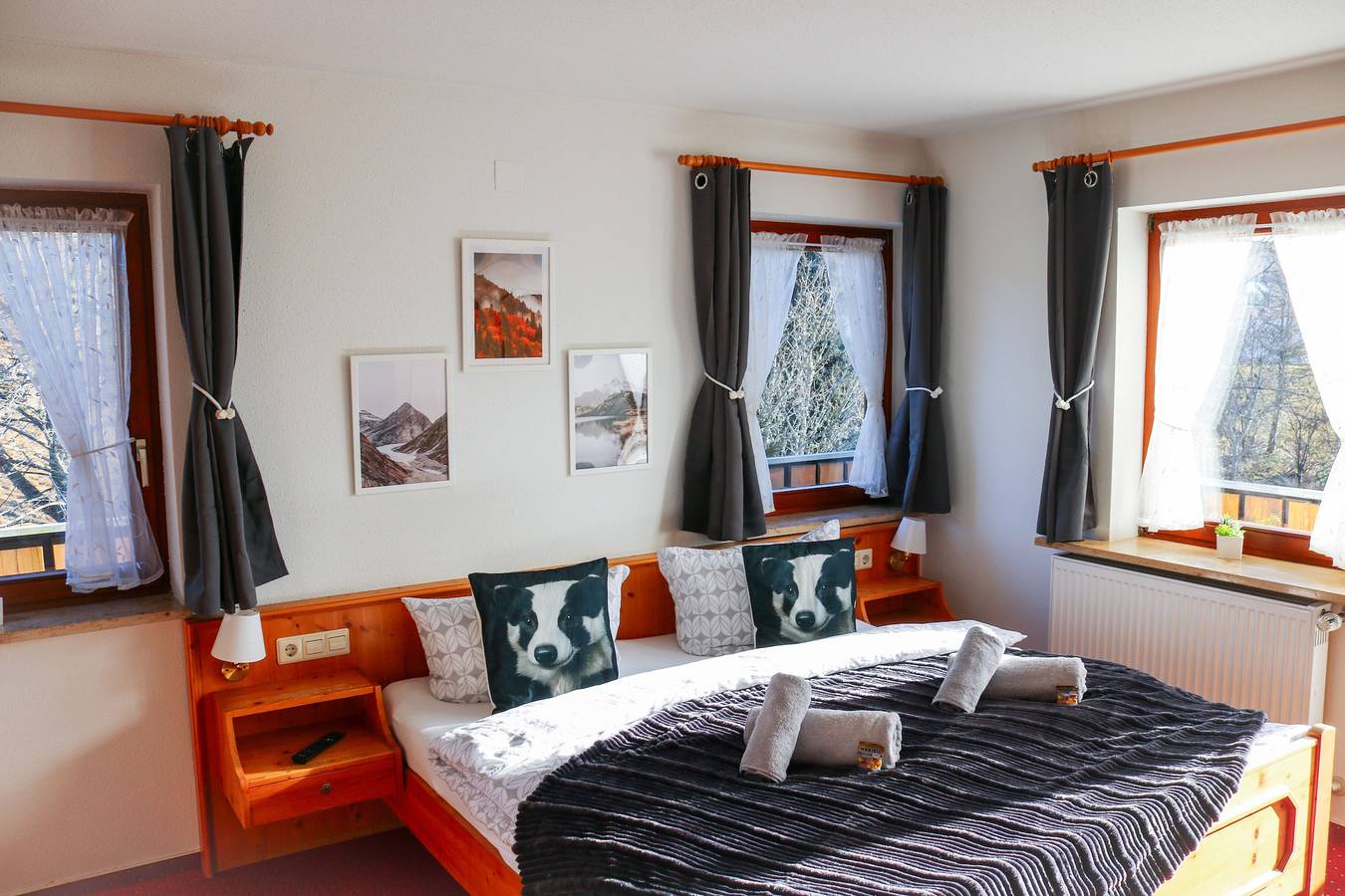 Beloved Badger - Komfort Doppelzimmer mit Premiumbalkon und Aussicht ins Grüne in Schluchsee, Südschwarzwald