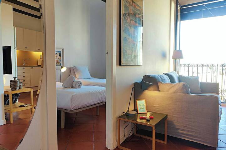 Entire apartment, Sunny, Central & Tranquil. 1br. Plaça Catalunya Rb in Barcelona Centre, Barcelona