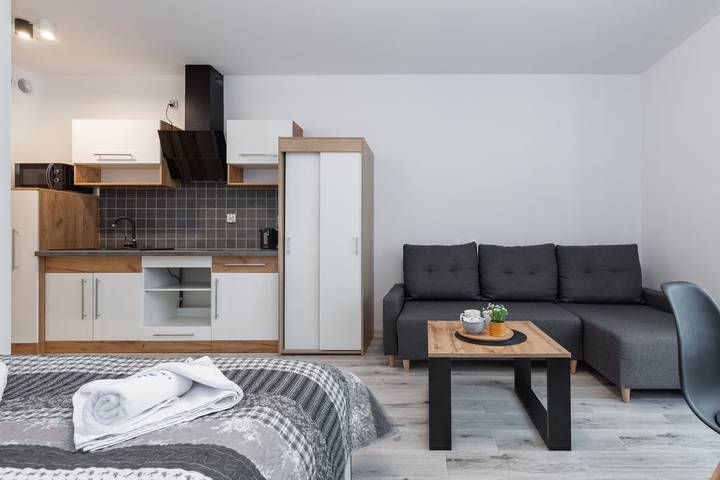 Studio für 4 Personen, mit Balkon/Terrasse, kinderfreundlich in Swinemünde
