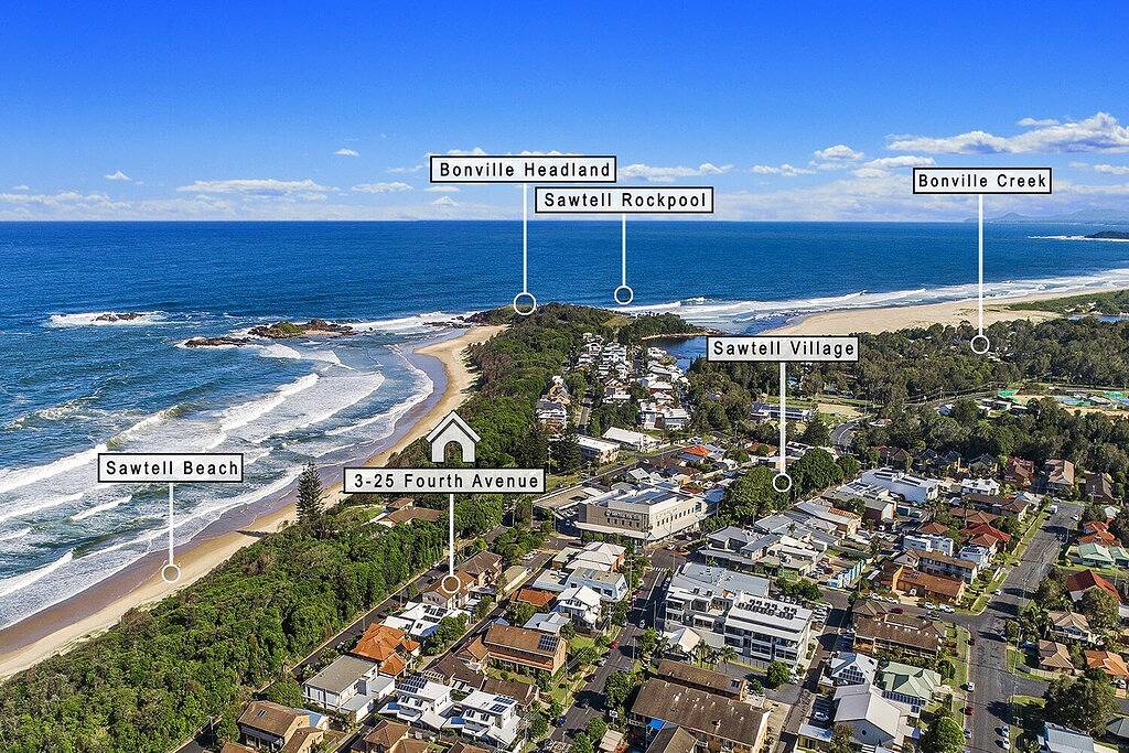 Ganze Wohnung, This two bedroom ground floor unit is conveniently located opposite Sawtell's Main Beach in Sawtell, New South Wales