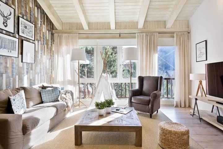 Apartamento para 5 personas, con Balcón en el Valle de Aran