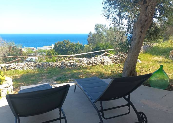 Jolie maison panoramique à 5 min à pied de la mer in Marina Serra, Tricase