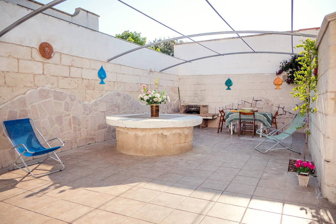 Ferienhaus für 5 Personen mit Meerblick in Manduria, Golf von Tarent