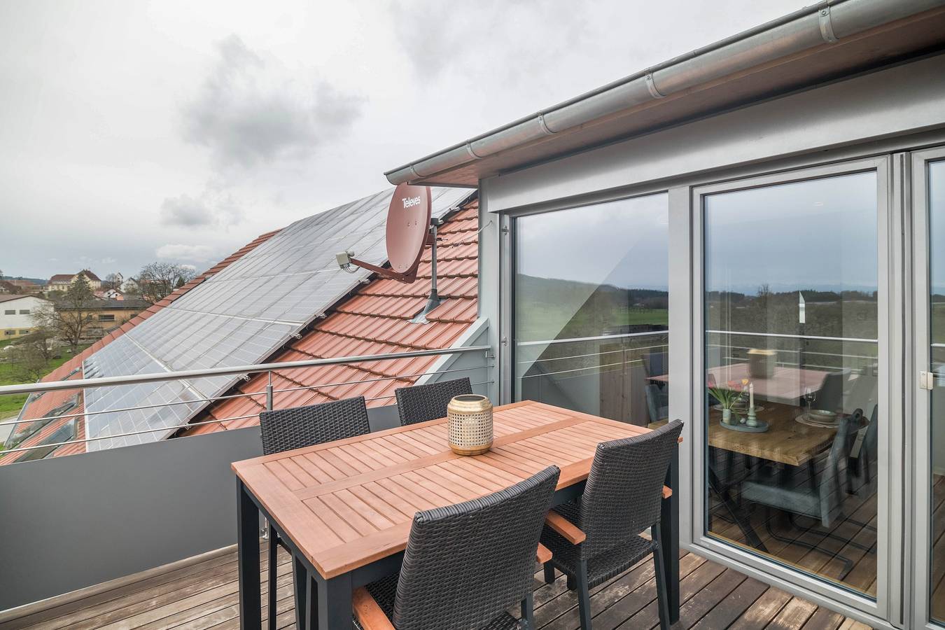 Ganze Wohnung, Ferienwohnung 'Blick Zum Säntis' mit Bergblick, Balkon und Wlan in Horgenzell, Region Bodensee-Oberschwaben