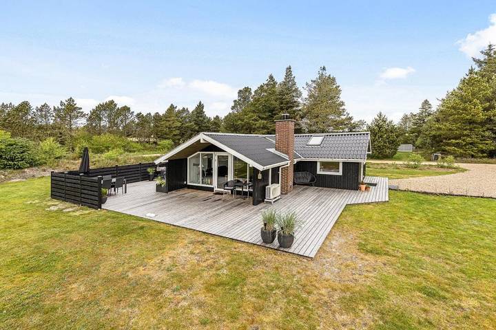 Ferienhaus für 6 Personen, mit Balkon/Terrasse und Sauna