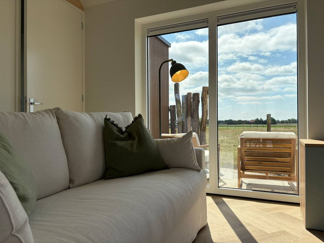 Neues Ferienhaus für 2 Personen mit Panoramablick und Klimaanlage in Koudekerke in Koudekerke, Walcheren