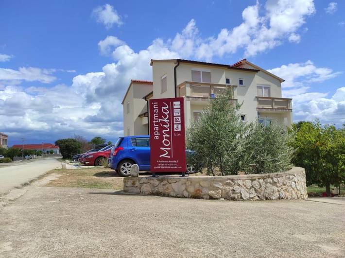 Apartament wakacyjny dla 4 osób, z taras i widok, zwierzęta dozwolone w Nin
