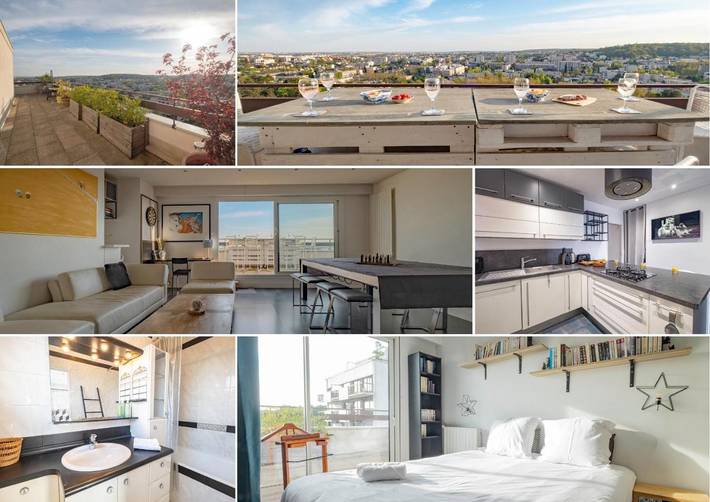 Gîte pour 6 personnes, avec balcon et vue à Fontenay-aux-Roses - 2