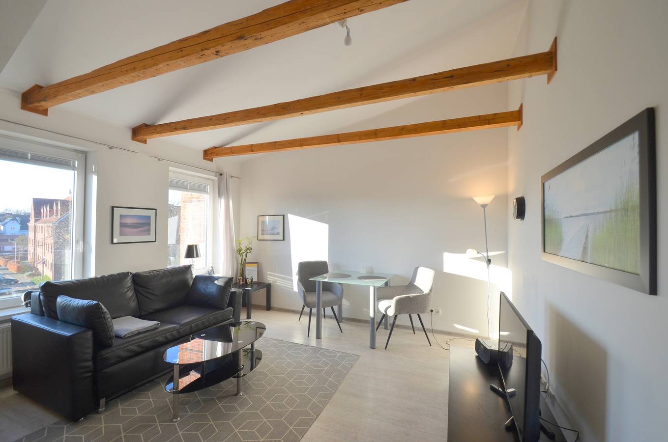 Ganze Ferienwohnung, Gästehaus am Kanal "Fewo Schwebefähre" in Rendsburg, Rendsburg-Eckernförde