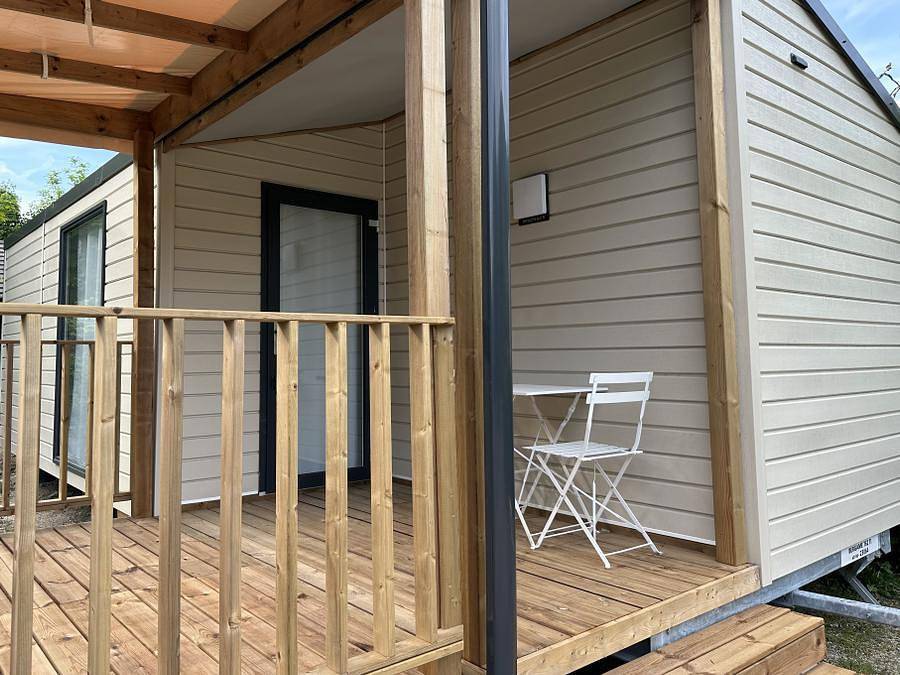 Family's Camping Le Savoy - Mobilhome 4 personas - Confort (2 canales) Sam/Sam in Challes-les-Eaux, Chambéry region