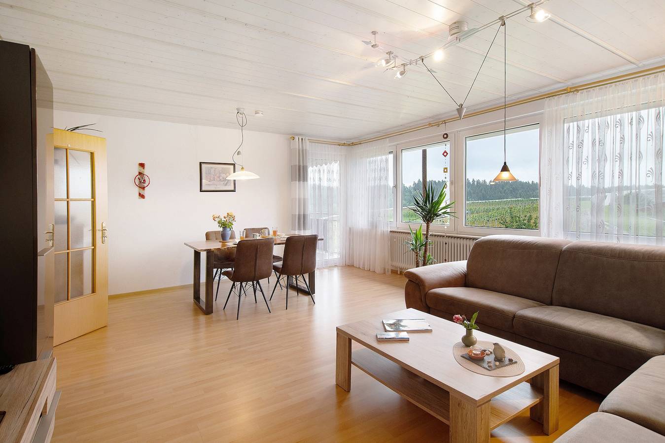 Apartamento entero, Ferienwohnung 'Die Hiemers' mit Bergblick, Gemeinschaftsgarten und Wlan in Kressbronn, Region Bodensee-Oberschwaben