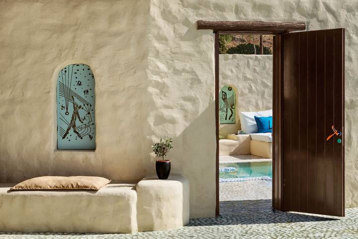 Villa for 4 people, with Ocean view and Terrace in Ios