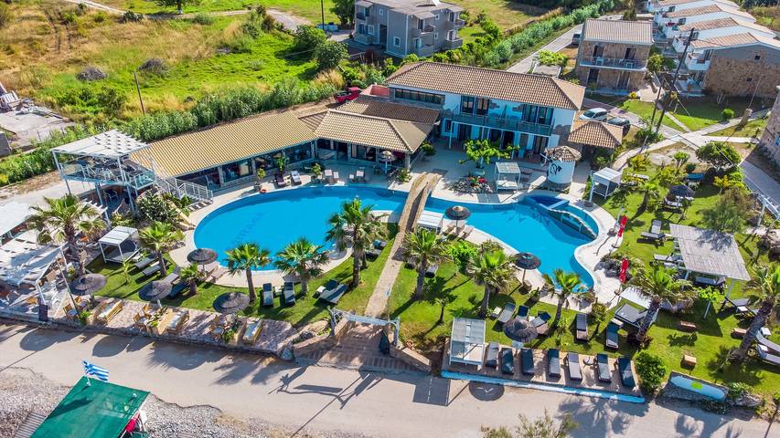 Hel studio-lejlighed, Studio for 3 personer med balkon in Arillas, Korfu