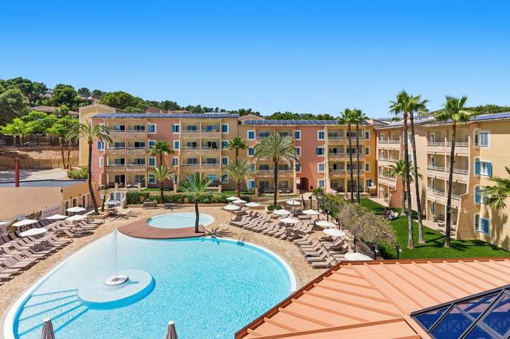 Aparthotel para 4 personas, con jardín y piscina - 1