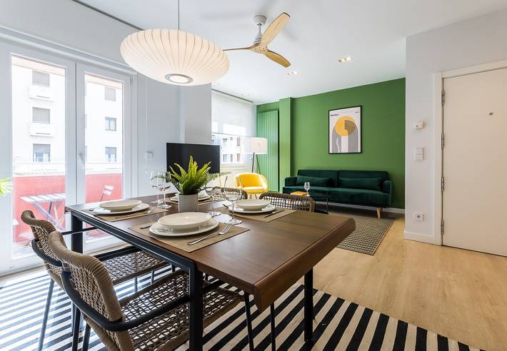 Appartement de vacances pour 4 personnes, avec Balcon à San Sebastian