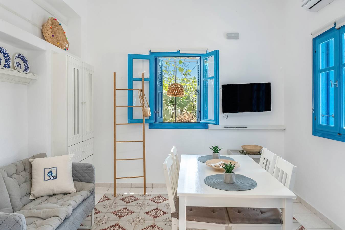 Helt studio, Studioleilighet for 4 personer med balkong in Karpathos