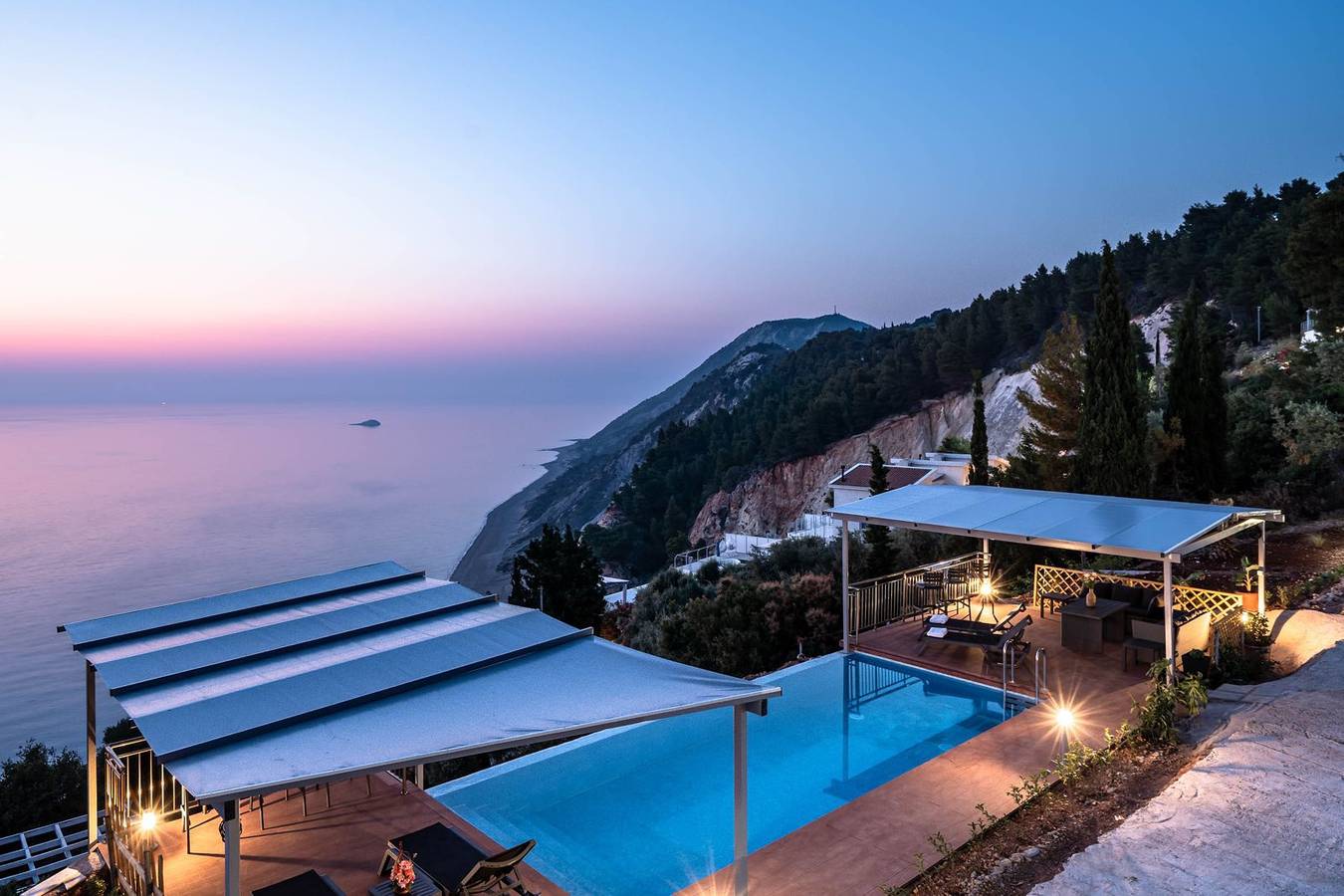 Vakantiehuis 'Sea View 2' met zeezicht, Wi-Fi en airconditioning in Griekenland