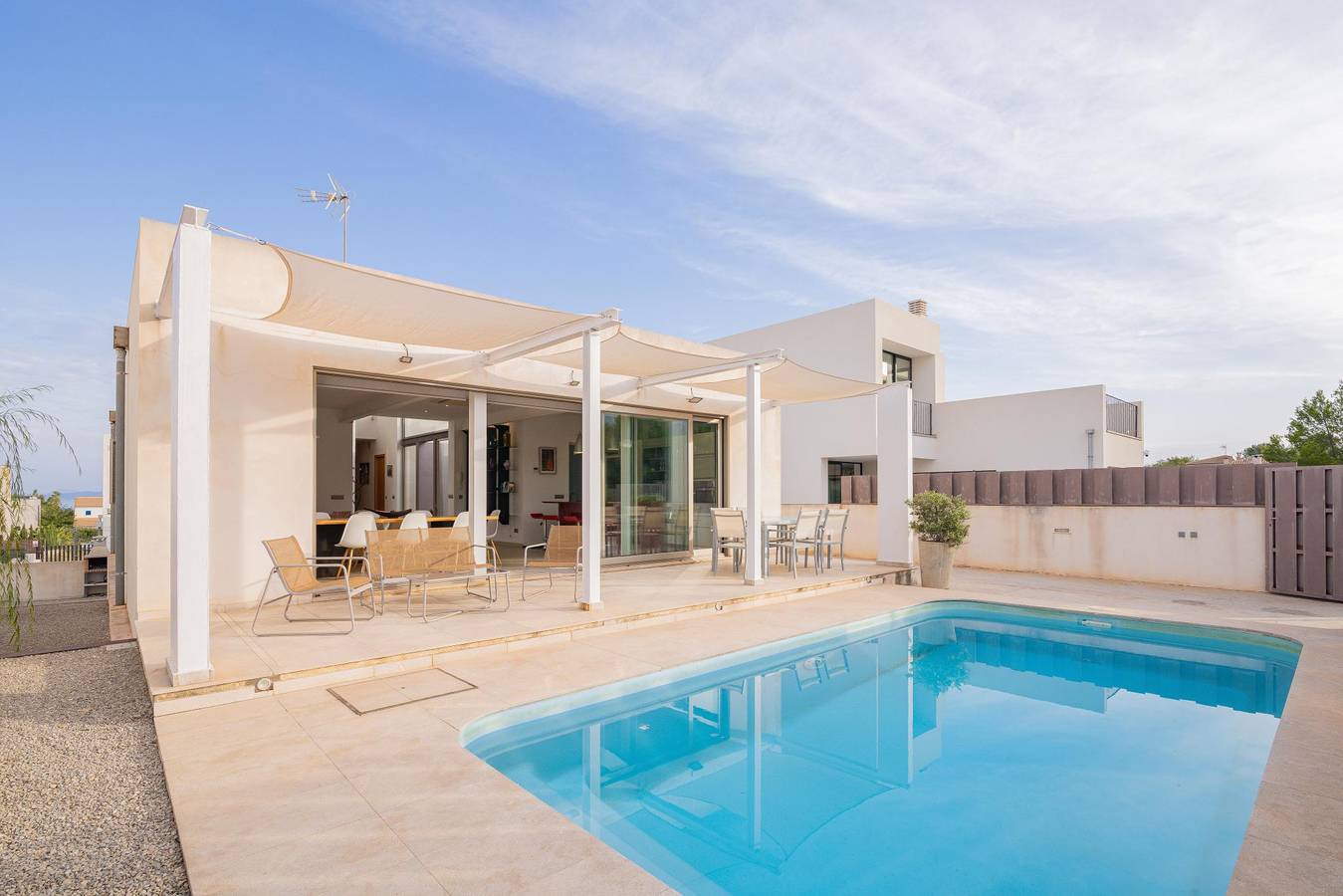 Villa Montfarrutx - Moderne Villa mit privatem Schwimmbad und kostenlosem Wifi in Colònia de Sant Pere, Artà