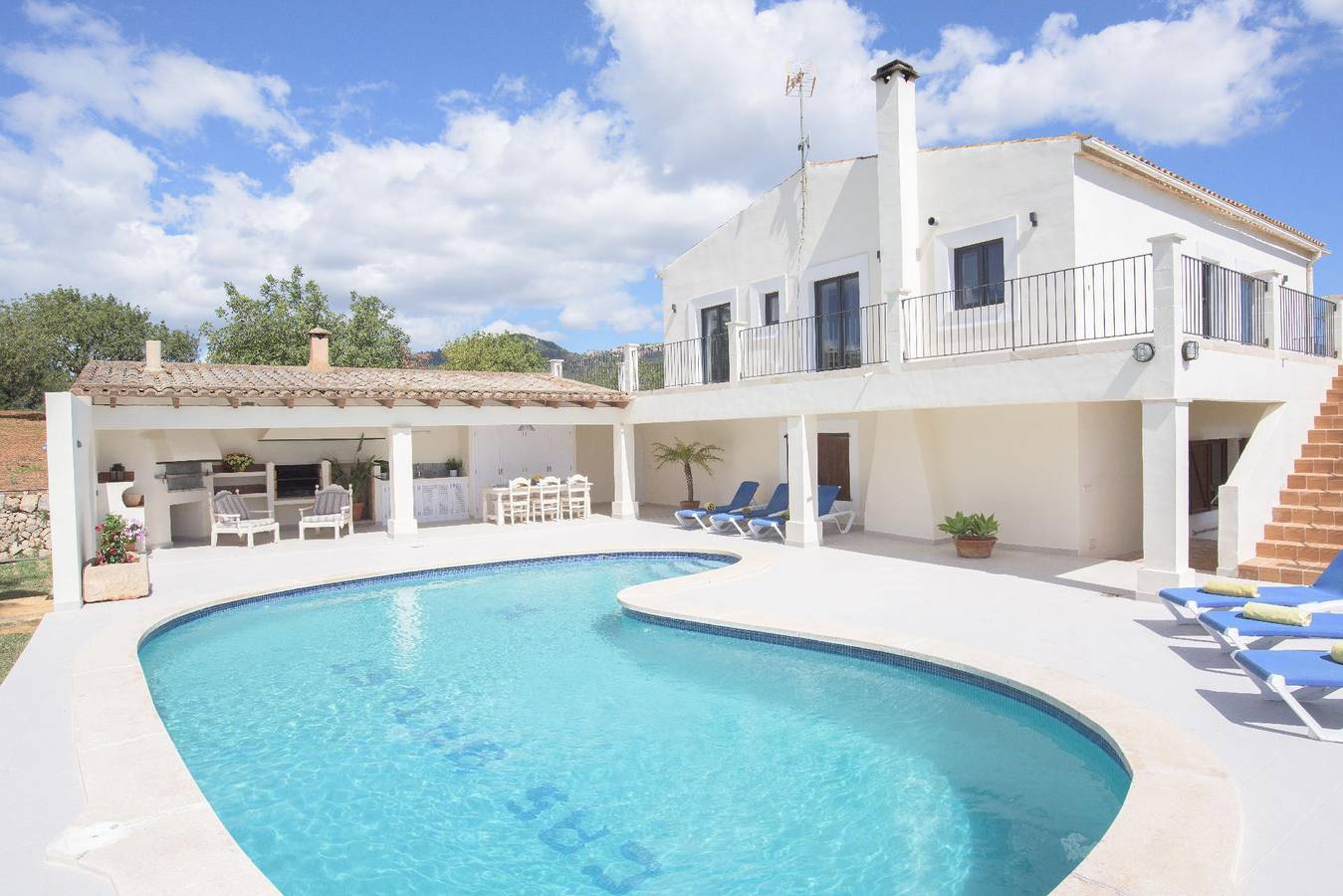 Finca with private pool and barbecue in s'Horta, Felanitx