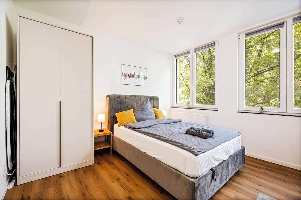 Ganze Wohnung, Central Glow, Modernes Serviced Apartment, Wohnen auf Zeit, Parkplatz in Wiesbaden, Südhessen
