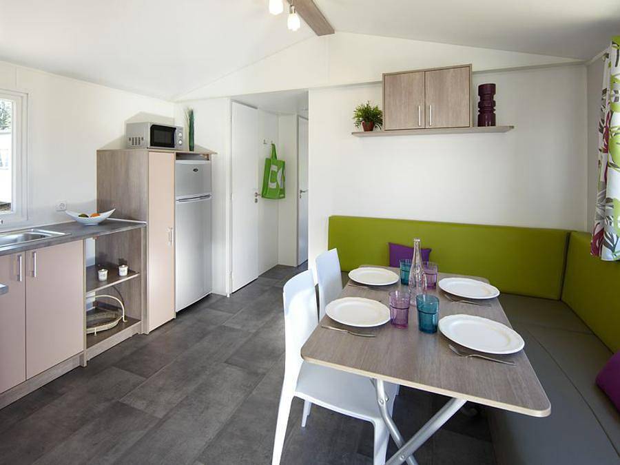Camping Les Terrasses du Lac  - Mobilheim 6 personen - 2 Schlafzimmer - 6 Personen in Pont-de-Salars, Aveyron