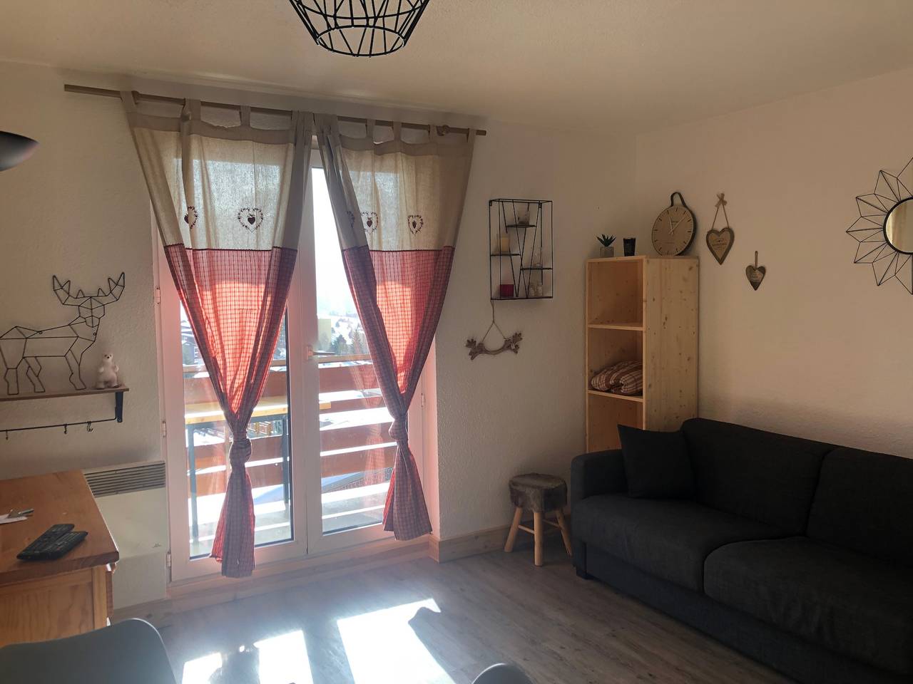 Studio entier, Studio « For 4-5 - G3 » avec vue sur la montagne et balcon in Vénosc, Les Deux Alpes