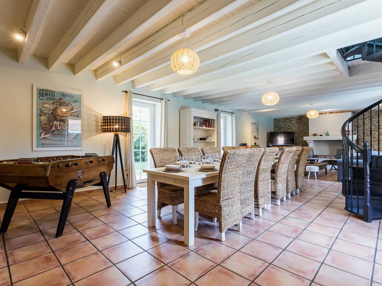 Maison avec piscine privée chauffée, proche plage à Pornic in Pornic, Côte de Jade