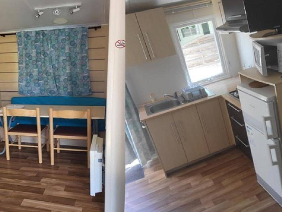 Camping Le Gué - Mobilheim 4 personen - 24 m² - 2 Zimmer in Chémery, Sologne