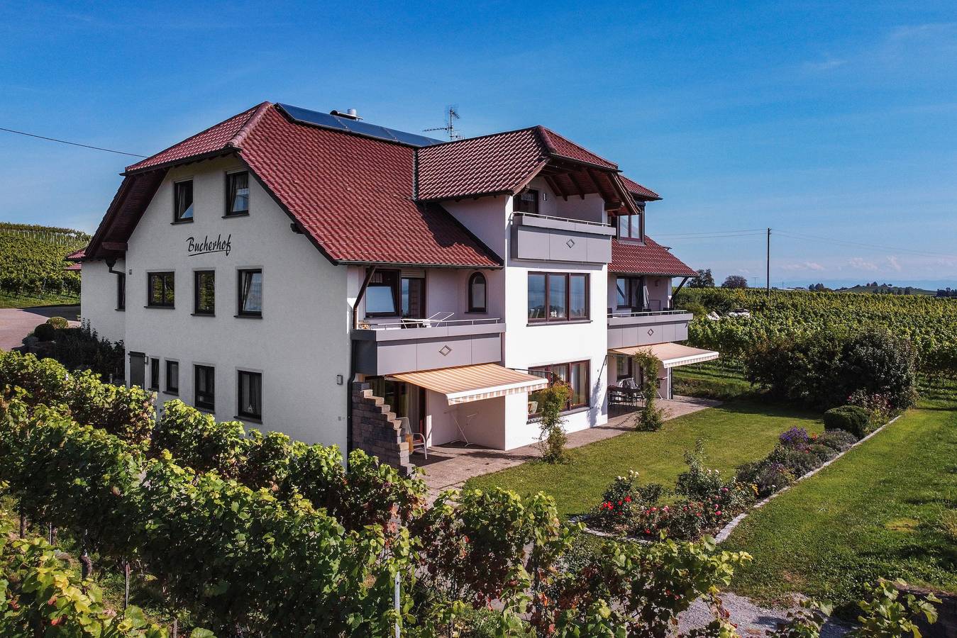 Ganze Ferienwohnung, Bucherhof Familie Staneker - Ferienwohnung Hagnau, 60qm, 1 Schlafzimmer, max. 3 Personen in Hagnau am Bodensee, Region Bodensee-Oberschwaben