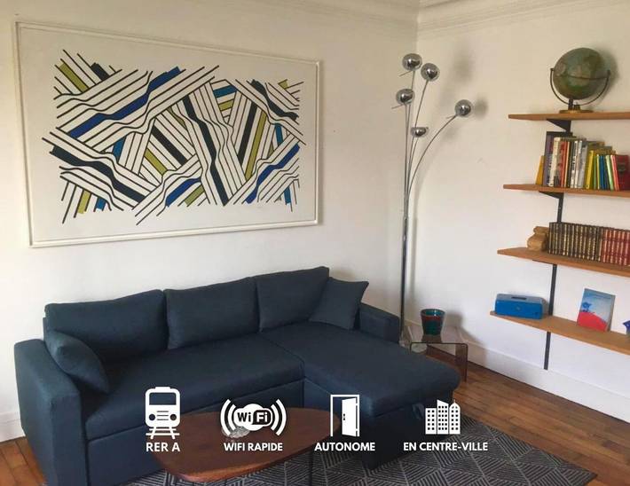 Appartement de vacances pour 4 personnes, avec Vue à Maisons-Laffitte