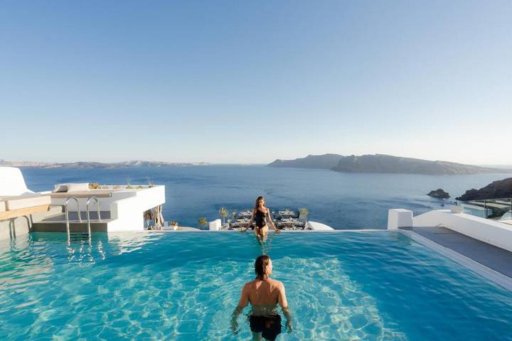 Hôtel pour 2 personnes, avec vue ainsi que piscine et balcon