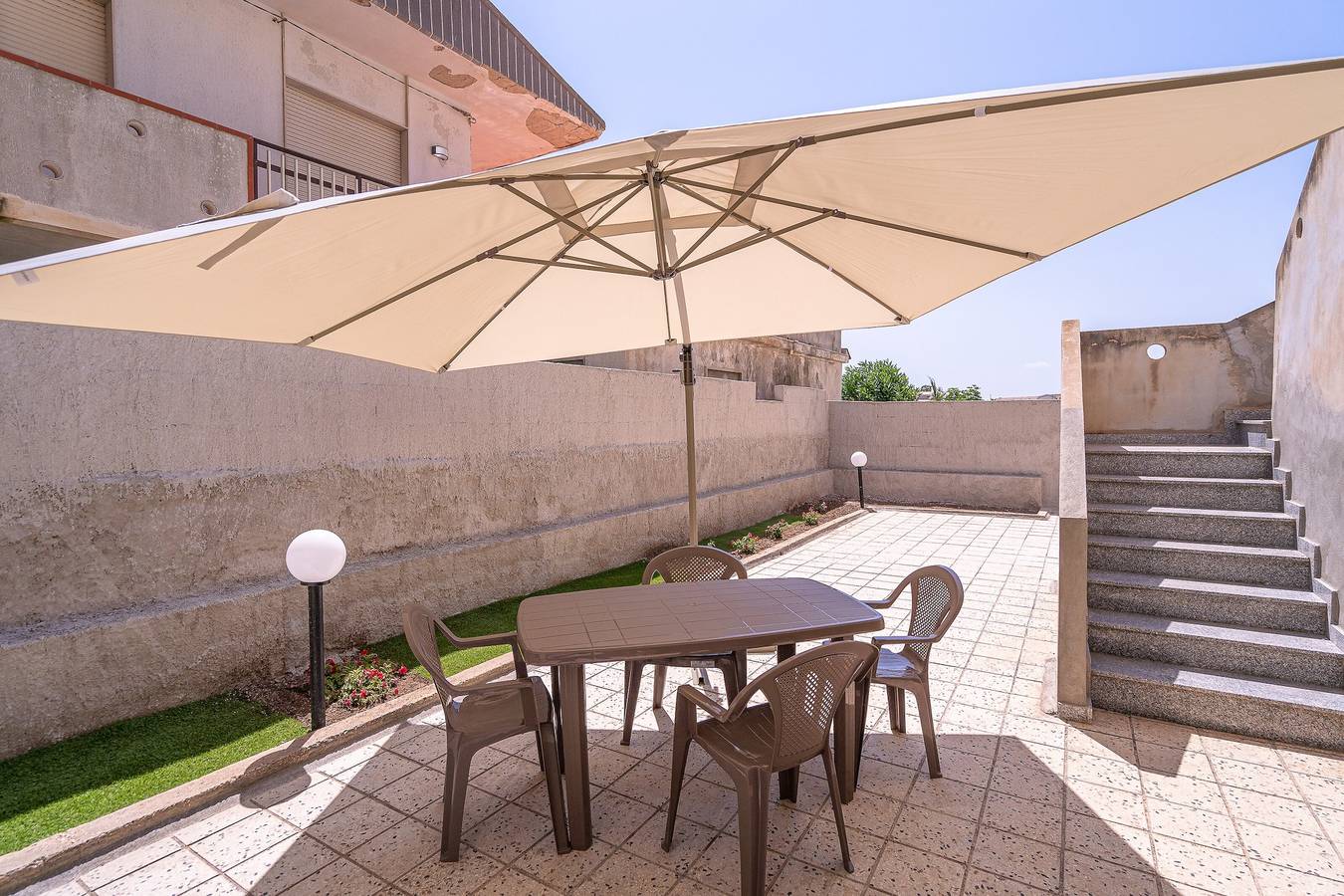 Ganze Wohnung, Ferienwohnung 'Brezza Marina Marzamemi' mit Balkon, Wlan und Klimaanlage in Marzamemi, Pachino