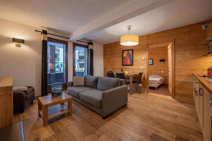 Gîte pour 4 personnes, avec balcon et piscine à Vallorcine - 3