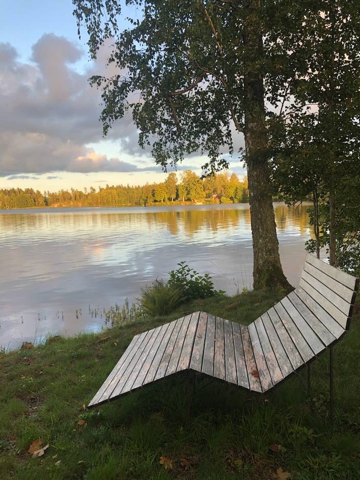 Chalet für 6 Personen, mit Garten und Seeblick in Südschweden