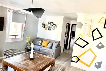 Gîte pour 4 personnes, avec balcon, animaux acceptés dans Office De Tourisme De Mers Les Bains