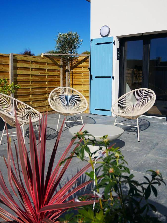 Location de vacances pour 4 personnes, avec Terrasse ainsi que Jardin et Vue dans Locmaria (Groix)