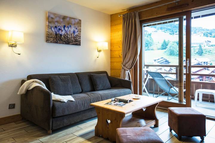 Vakantiewoning voor 4 personen, with whirlpool and balkon as well as zwembad and sauna in La Clusaz