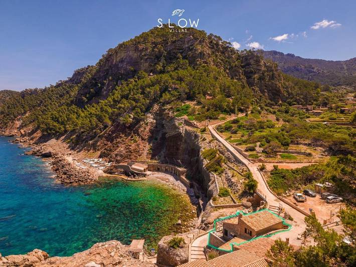 Location de vacances pour 3 personnes, avec terrasse et vue à Estellencs