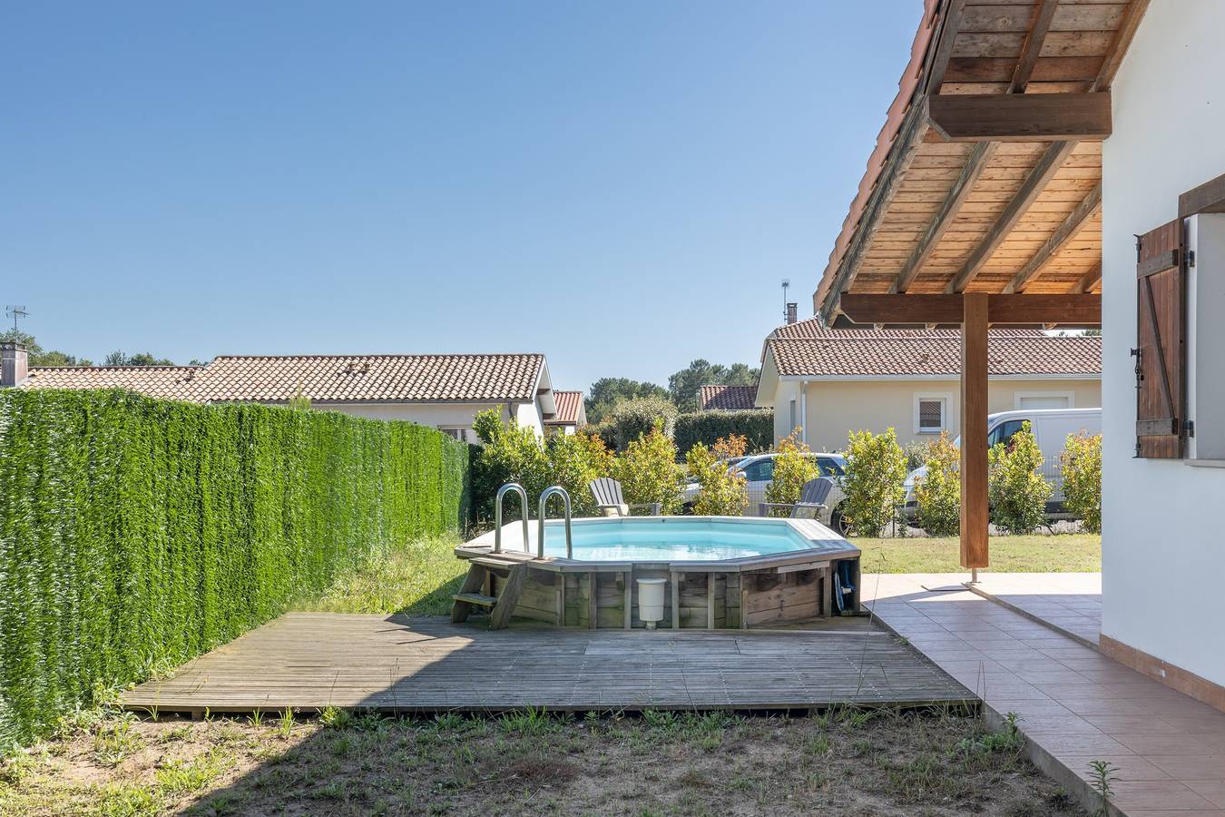 Casa de vacaciones 'Maison Pour 6 Personnes' con piscina, terraza y Wi-Fi in Tosse, Côte d’Argent