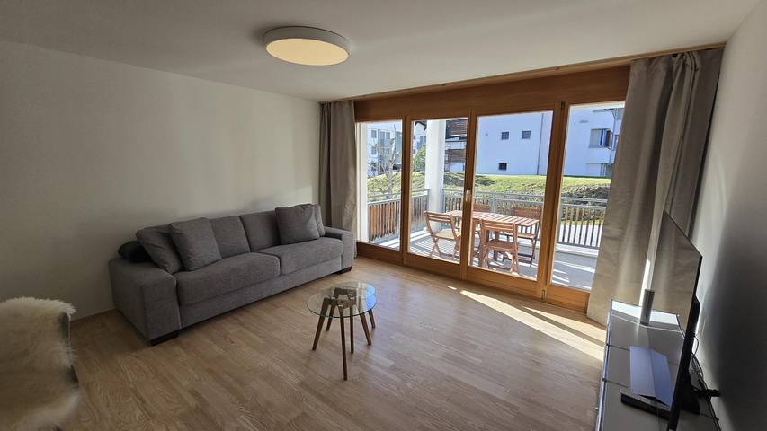 Ferienwohnung für 4 Personen, mit Balkon in Laax
