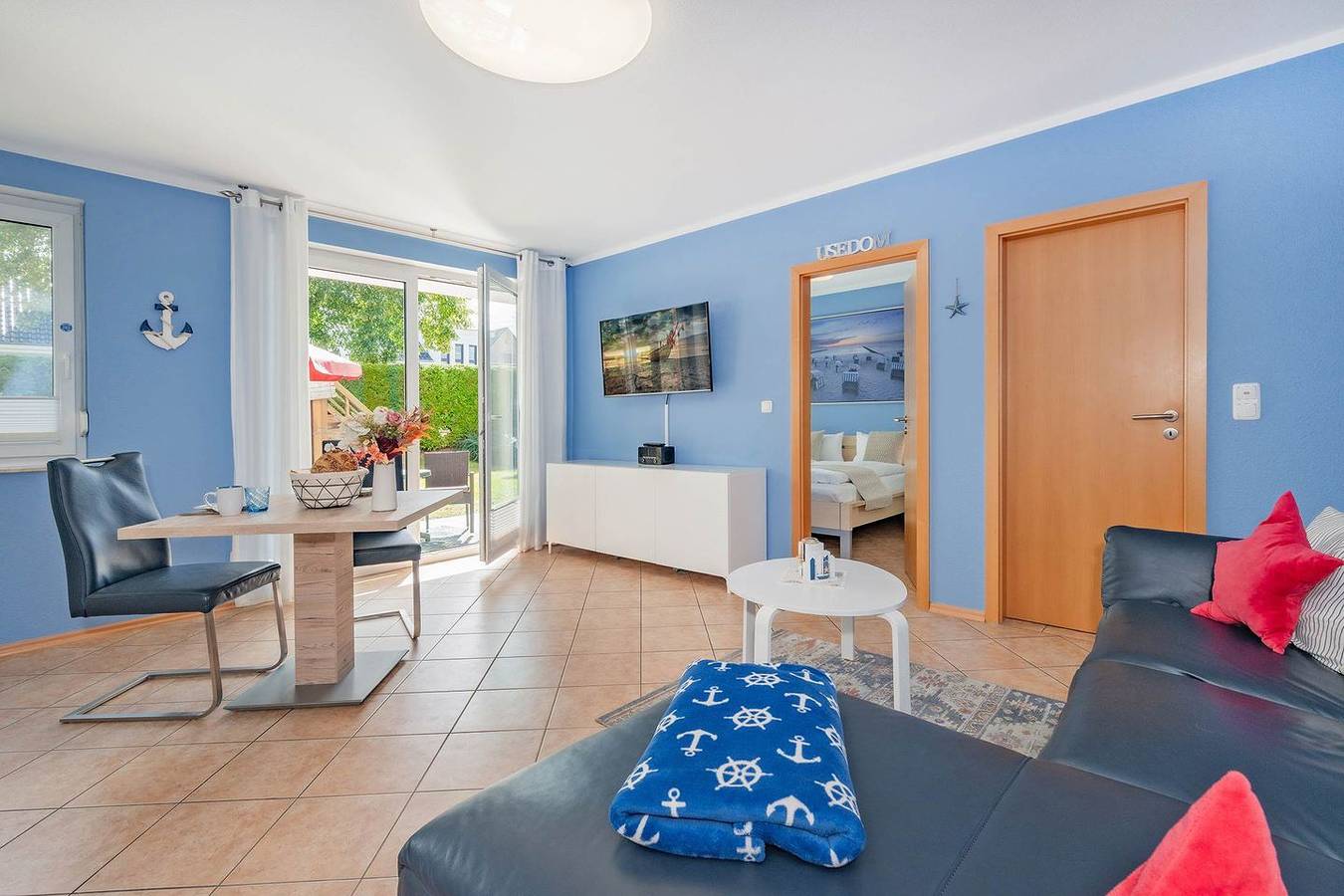 Appartement entier, Modernes Apartment mit Terrasse und Komfort in Ückeritz nahe Ostsee-Strand in Ückeritz, Bernsteinbäder