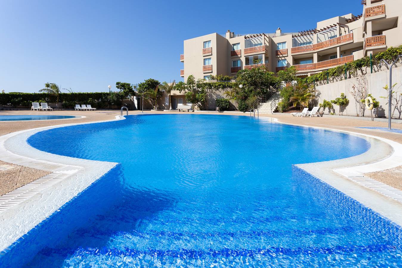 Ganze Wohnung, Ferienwohnung 'Costa Bella' mit Meerblick, Gemeinschaftspool und Wlan in La Tejita, Granadilla de Abona