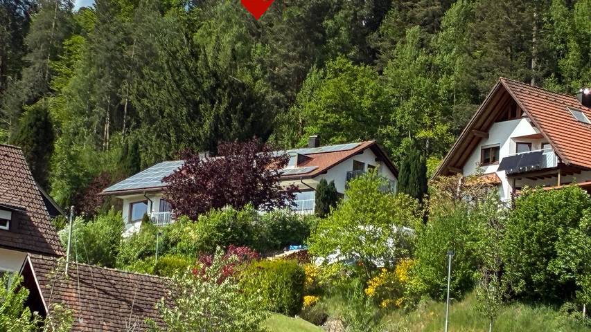 Ferienwohnung für 3 Personen, mit Balkon und Ausblick, mit Haustier in Baiersbronn