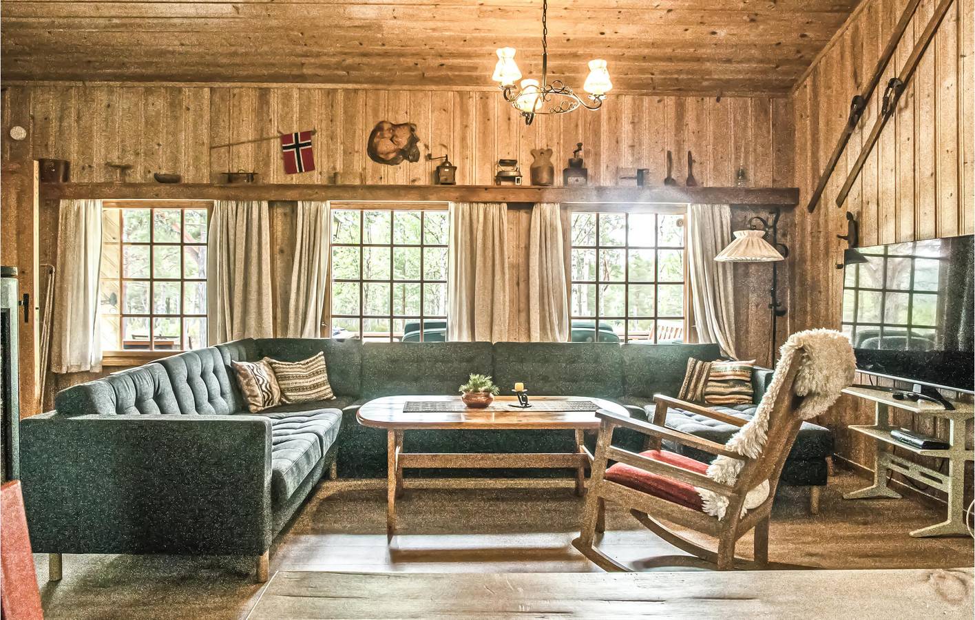 Ferienhaus für 9 Personen mit Ausblick in Tynset