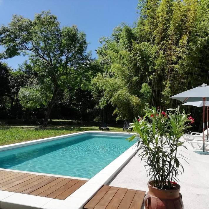 Gîte pour 2 personnes, avec terrasse ainsi que jardin et piscine à Saint-Fort-sur-Gironde - 3