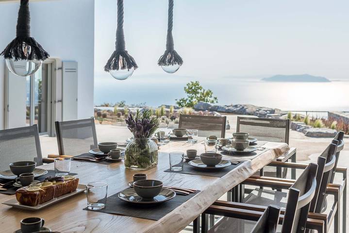 Villa pour 10 personnes, avec vue sur l’océan ainsi que piscine et jardin dans Kea - 4