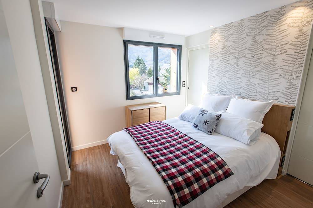 Appartement entier, Chalet Hygge Saint-Lary centre: Comfort / 4 ch / Spa / Vue imprenable / Parking in Saint-Lary-Soulan, Parc national des Pyrénées