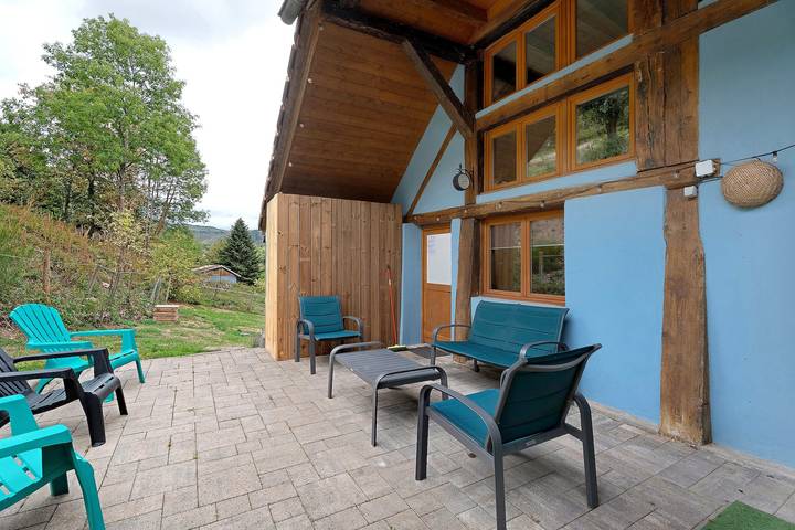 Casa de Férias 'Le Chalet Cozy & Spa' com Vista Montanha, Terraço Partilhado e Wi-Fi in Wildersbach, Bas-Rhin Alsace