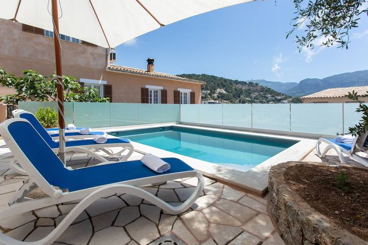 Apartamento entero, Fantástico apartamento "Casa Paqui "con vistas al mar, vistas a la montaña y Wi-Fi in Puerto de Sóller, Sóller