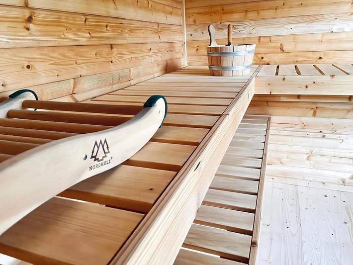 Ferienhaus für 5 Personen, mit Garten und Sauna sowie Ausblick